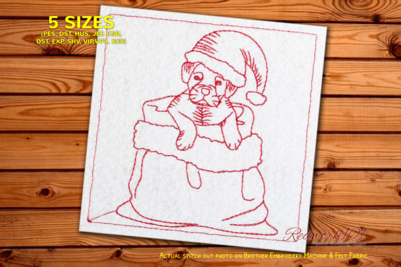 Christmas Dog Redwork Design: A Real Project Review