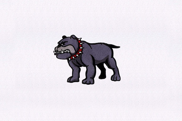 Ferocious Bulldog Design Review for Holiday Embroidery