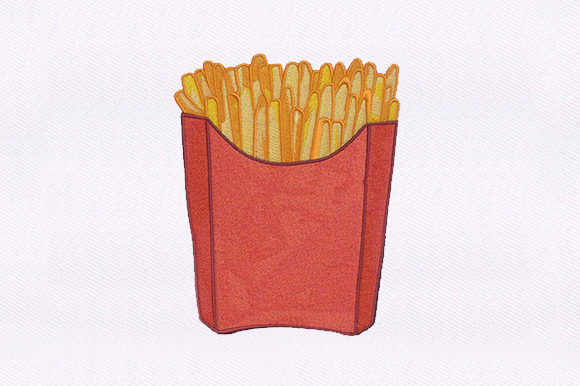French Fries Design: A Playful Stitch for Gift Makers