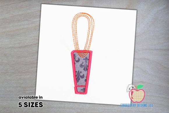 Kitchen Tool Whisk Applique Pattern: A Designer Review