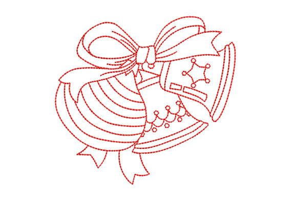 Redwork Christmas Bells with Bow: A Designer's Review