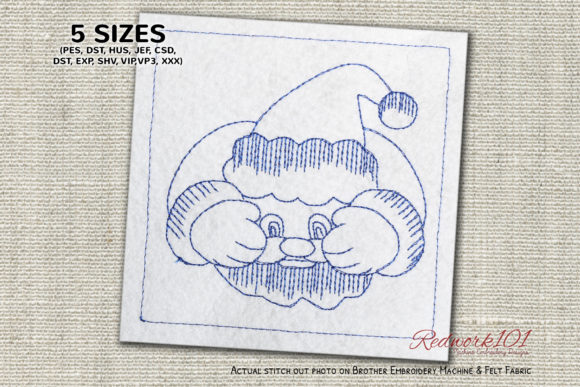 Santa Claus with Hands: A Seasonal Embroidery Review