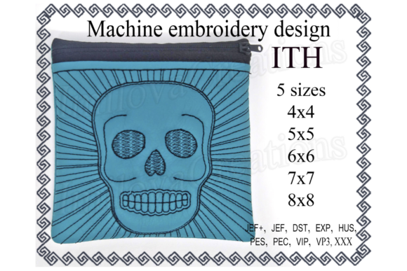 Skull Zippered Bag - In the Hoop: A Hands-On Review
