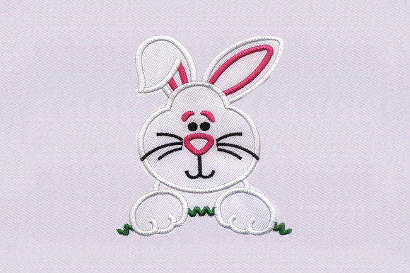 White Bunny Rabbit Embroidery Design Review for Gift Shops